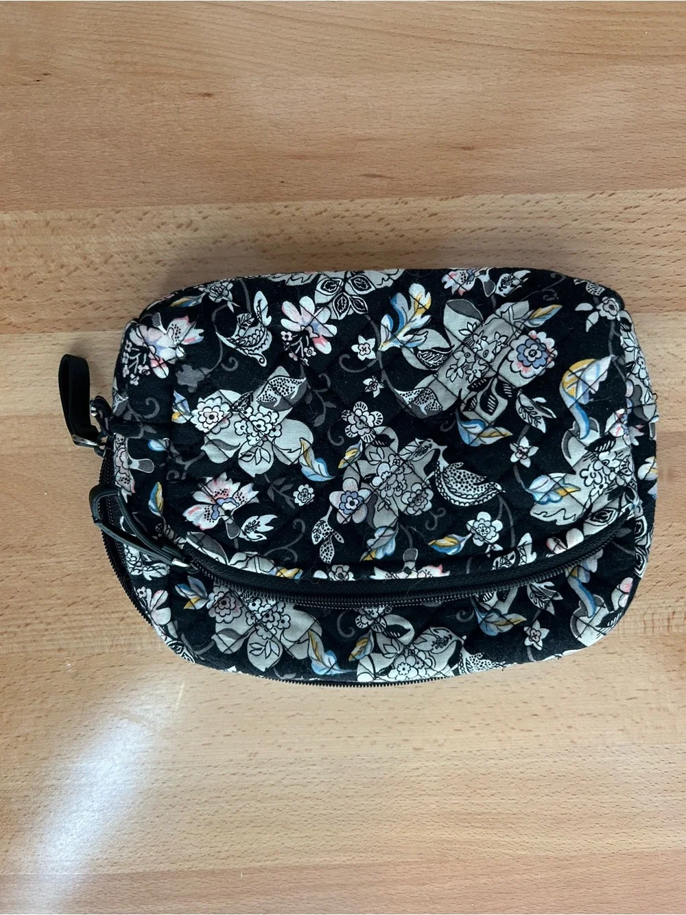 Vera Bradley quilted cosmetic